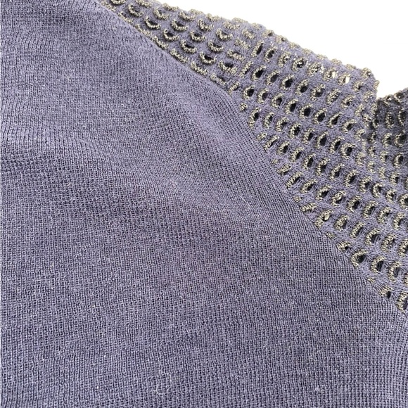 Phillip Lim Navy Blue Gold Cardigan Button Up Sweater Long Sleeve XS - Picture 4 of 6